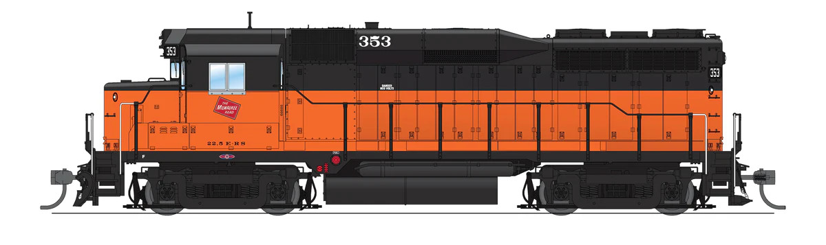 Broadway Limited 9138 - EMD GP30 (DCC and Sound) Milwaukee Road