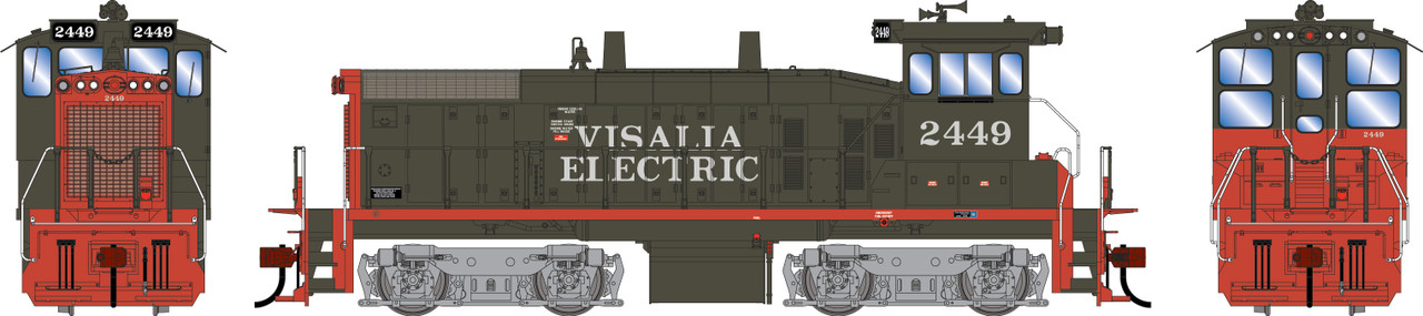 PRE-ORDER: Athearn 2529 - EMD SW1500 (DC Silent) Visalia Electric (VE ...