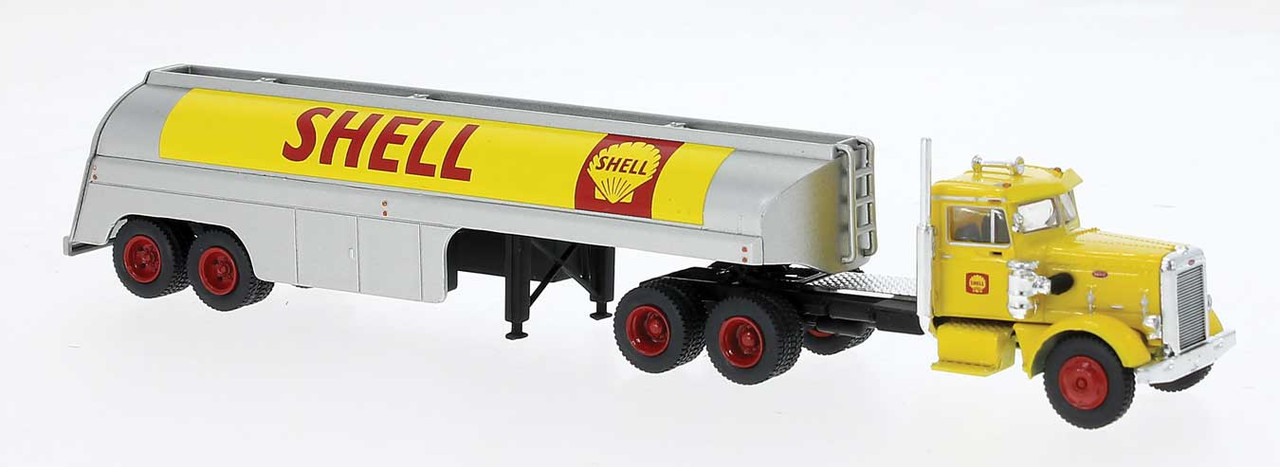 Brekina 85762 - 1955 Peterbilt 281 Semi Tractor with Tank Trailer