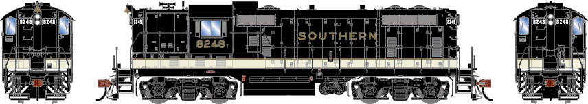 PRE-ORDER: Athearn Genesis 2292 - EMD GP7 (DCC and Sound) Southern (SOU ...