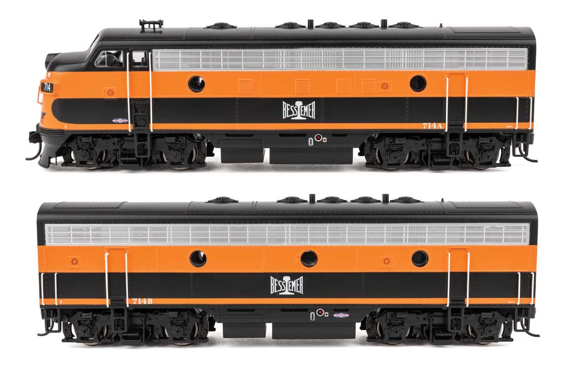 Walthers Mainline 910-11400 - EMD F7 A-B Set (DC Silent) Bessemer