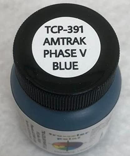 Tru-Color Paint 391 - Acrylic Paint - 1oz/29.6ml - Amtrak Phase V Blue ...