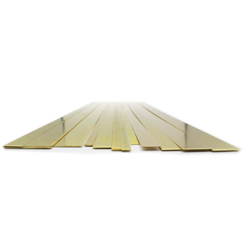 K&S Precision Metal 3407 Brass Strip Assortment Midwest Model