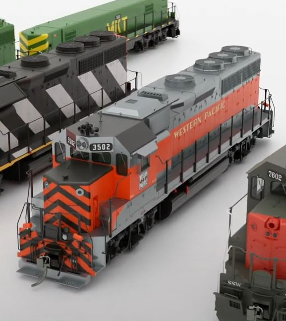 rierincoページ Rapido 40038 - EMD GP40 (DC Silent) Western Pacific (WP) 3514 - HO