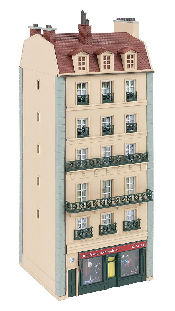 Faller 130712 - 6 Story Townhouse - HO Scale Kit - Midwest Model