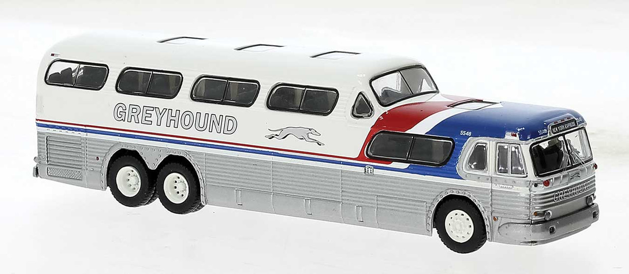 Brekina 61303 - 19541956 GMC PD4501 Scenicruiser Bus Greyhound