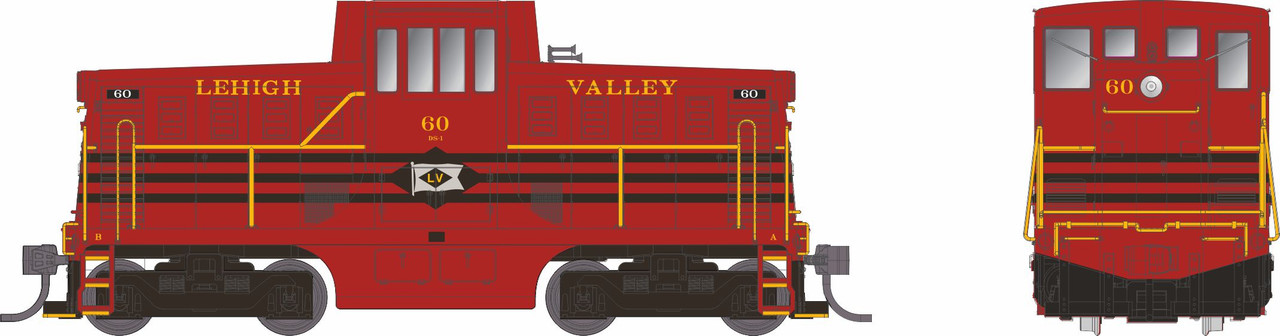 Rapido 48054 - GE 44 Tonner (DC Silent) Lehigh Valley (LV) 61 - HO