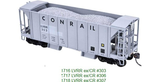 Bowser 1716 - 70-Ton 2 Bay Ballast Car Kits Lycoming Valley