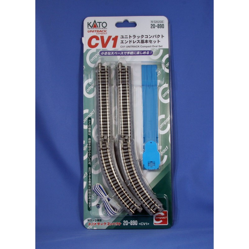 Kato 20-890 - CV-1 Unitrack Compact Oval Set - N Scale - Midwest