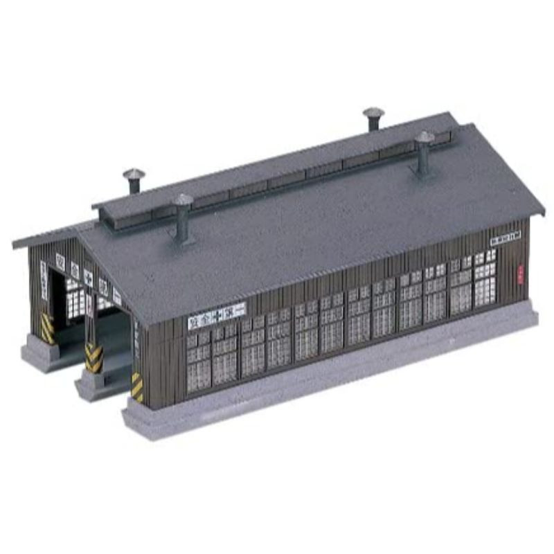 Kato 23-225 - Wood 2-Stall Engine House - N Scale Kit - Midwest