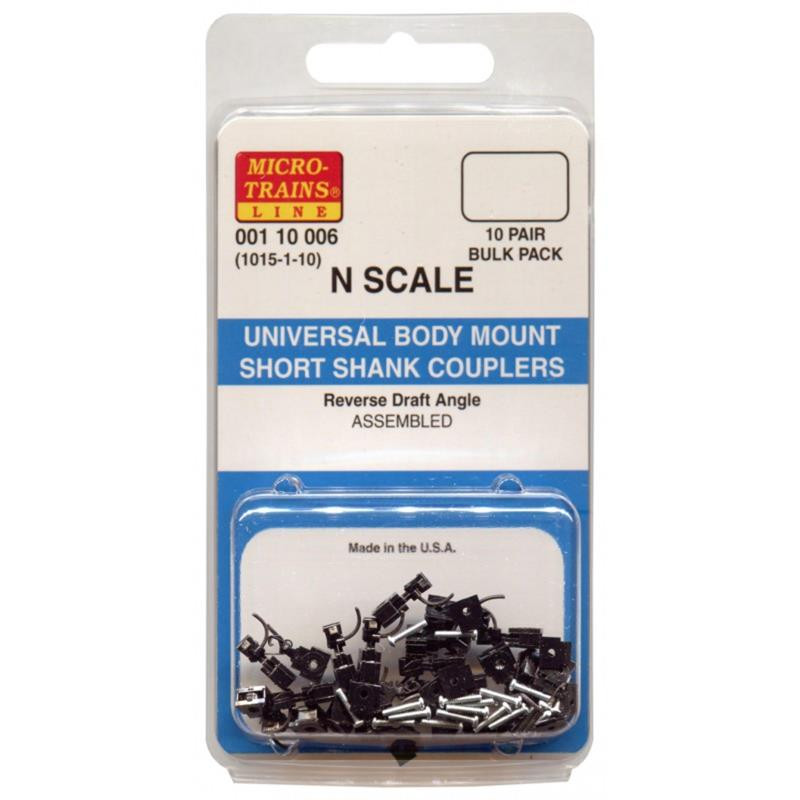 Micro-Trains Line 001 10 006 - Universal Body Mount Coupler Short  