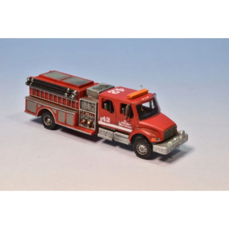 Cf Model Showcase Miniatures 140 - F-M2 Crew Cab Pumper Truck - N Scale Kit ...