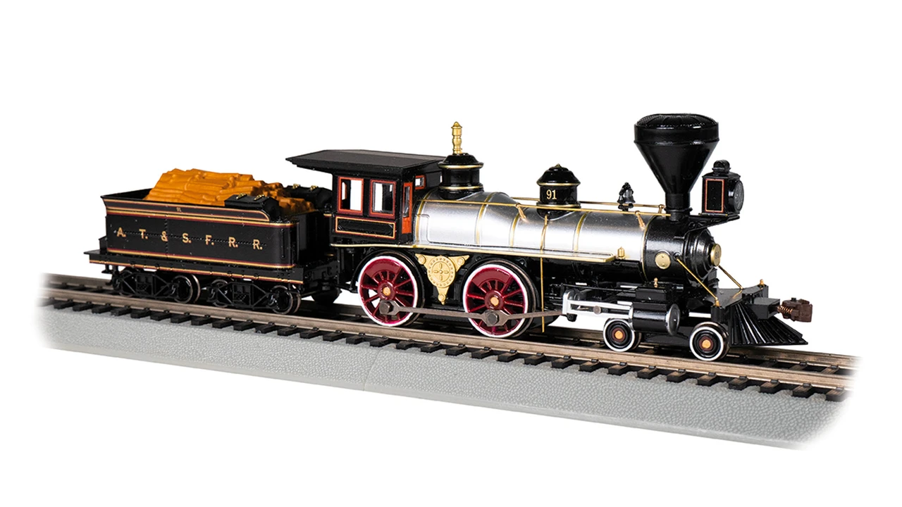 Bachmann 51007 - 4-4-0 American (DC Silent) Atchison, Topeka and  display picture 1