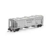 Athearn 28344 - PS-2 2893 3-Bay Covered Hopper Southern (SOU) 94683 - N Scale