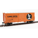 Walthers Mainline 910-45008 - 40' ACF Modernized Welded Boxcar w/8' Youngstown Door - Ready to Run Illinois Central (IC) 4002 - HO Scale