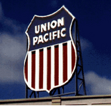 Blair Line 1509 - Union Pacific Rooftop Sign - N Scale