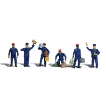 Set Figure Lavoratori Binari HO Scale Walthers SceneMaster 949-6067 #2