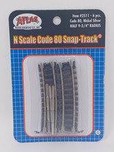Atlas 2509 - Code 80 Track Assortment - 10 pc total - N Scale