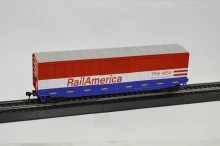 4 Wagons Union Pacific Box Car - Micro-Trains Line - Échelle Z 1/220 - NEUF