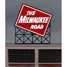 Miller Engineering ~ HO or O Scale ~ Customizable Animated Neon Billboard ~ 882351 - Iron Planet Hobbies