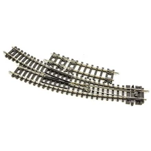 PECO ST-45 - Code 80 Left Hand Curved Turnout (Insulfrog) - N