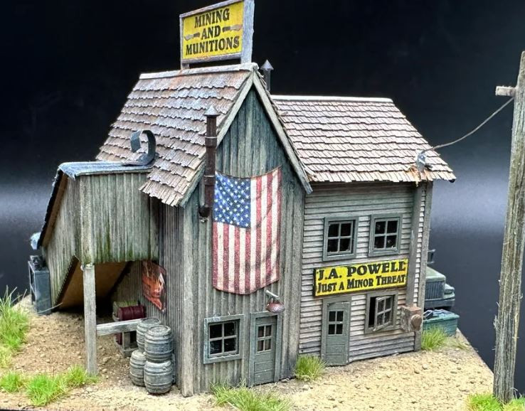 Jaspers Backwoods Mining Cabin N Scale Laser Cut Model Kit