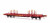 Home Shops HFF-012-001 - ScaleTrains BSC Finger Rack Flatcar Davies Steel (DSCX) 51234 - HO Scale