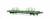 Home Shops HFF-013-001 - ScaleTrains BSC Finger Rack Flatcar Cardinal System (CLE) 76106 - HO Scale