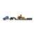Diecast Masters 84424 - Blue Kenworth T880 Tractor with Lowboy Trailer and Cat Padfoot Roller - HO Scale Diecast Masters 84424 - Blue Kenworth T880 Tractor with Lowboy Trailer and Cat Padfoot Roller - HO Scale