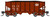 PRE-ORDER: Bluford Shops 60545 - 30'6" USRA 2-Bay Hopper Bessemer and Lake Erie (BLE) 43667 - N Scale