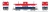 PRE-ORDER: Rapido 1101014 - Squamish Caboose British Columbia Railway (BCR) Red/White/Blue Hockey Stick: #1879 - HO Scale