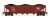 PRE-ORDER: Broadway Limited 10372 - ARA 70-ton 4-Bay Hopper (6-PACK) Milwaukee Road (MILW) Oxide Red w/ White, 6-pack B - N Scale