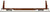 Atlas Trainman 20007951 - Bulkhead Flat Car Columbia & Silver Creek Railroad (CLSL) (Brown) 2807 - HO Scale