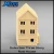 Model Scenery World N139 - Suburban Row House #5 - Three Story with Shed - Brown  - N Scale