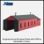 Model Scenery World N191 - Single Engine Shed with Office Kit Red/Black  - N Scale