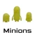 Model Scenery World N196 - Minions (3pk) - Yellow  - N Scale