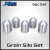 Model Scenery World N318 - (5) Grain Silo Set - (2) 35' (3) 40'- Metallic Silver - N Scale Model Scenery World N318 - (5) Grain Silo Set - (2) 35' (3) 40'- Metallic Silver - N Scale