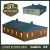 Model Scenery World N327 - "The Outdoor Series" - Cabin #2 - Camping - Modeled in Color  - N Scale Kit