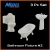Model Scenery World HO043 - Bathroom Fixture 3-Piece Set #2  - HO Scale