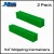 Model Scenery World HO057 - 53' Shipping Freight Containers 2pk Green  - HO Scale