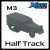 Model Scenery World HO127 - M3 Half Track Covered Military Vehicle - HO Scale Model Scenery World HO127 - M3 Half Track Covered Military Vehicle - HO Scale