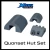 Model Scenery World HO158 - 3pc Quonset Hut Set - Small - Medium - Office - Metallic Silver  - HO Scale