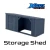 Model Scenery World HO228 - Storage Shed - Gray - HO Scale Model Scenery World HO228 - Storage Shed - Gray - HO Scale