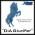 Model Scenery World HO264 - Blucifer - Denver Airport 27' Horse - Blue  - HO Scale