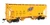 Walthers Mainline 910-8502 - 37' 2980 Cubic-Foot 2-Bay Covered Hopper Chicago & Northwestern (CNW) 169000 - HO Scale
