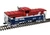 Atlas Master 20007930 - Extended Vision Caboose BC Rail (Red/White/Blue) 1875 - HO Scale