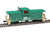 Atlas Master 50007303 - Extended Vision Caboose Burlington Northern (Green/Yellow) 12554 - N Scale