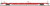 Atlas Master 50007256 - 89' 4" Flat Car (Mid-End Hitches) Maine Central (MEC) (Red) 105050 - N Scale