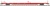 Atlas Master 50007257 - 89' 4" Flat Car (Mid-End Hitches) Maine Central (MEC) (Red) 105059 - N Scale