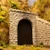 Chooch Enterprises 9940 - Single-Track Cut Stone Tunnel Portal -- 7-1/2 x 7-3/4" 19.1 x 19.7cm  - O Scale